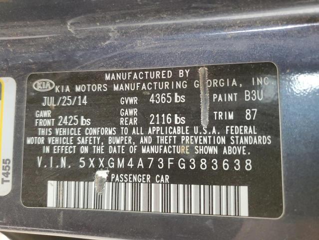 5XXGM4A73FG383638 KIA Optima Lx
