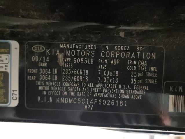 KNDMC5C14F6026181 KIA dohc gdi lambda ii