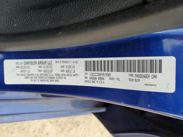1C3CCCCG6FN519505 Chrysler 200 C