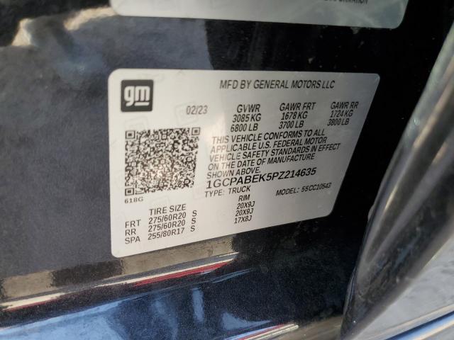 1GCPABEK5PZ214635 Chevrolet Silverado