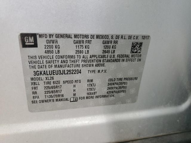 3GKALUEU3JL252204 GMC lh7 - urea, cri, vgt, alum