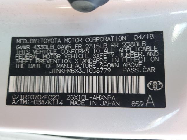 JTNKHMBX3J1008779 Toyota 3zr-fae