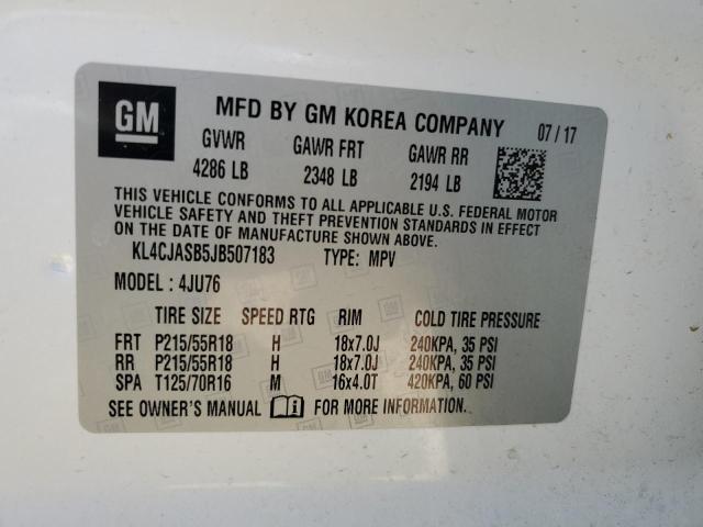 KL4CJASB5JB507183 Buick ENCORE PRE