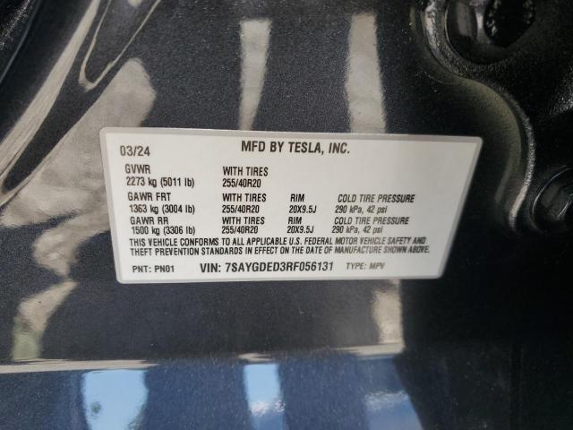 7SAYGDED3RF056131 Tesla Model Y