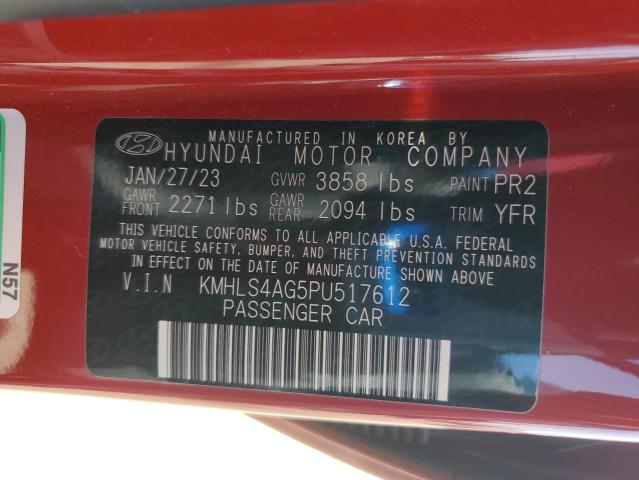KMHLS4AG5PU517612 Hyundai mpi nu pe