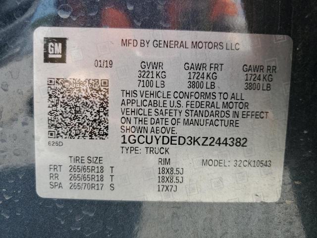 1GCUYDED3KZ244382 Chevrolet Silverado