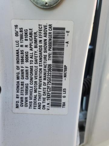 19XFC2F75GE223606 Honda CIVIC EX