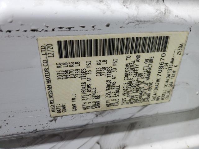 5N1AT3BA7MC708670 Nissan 2021