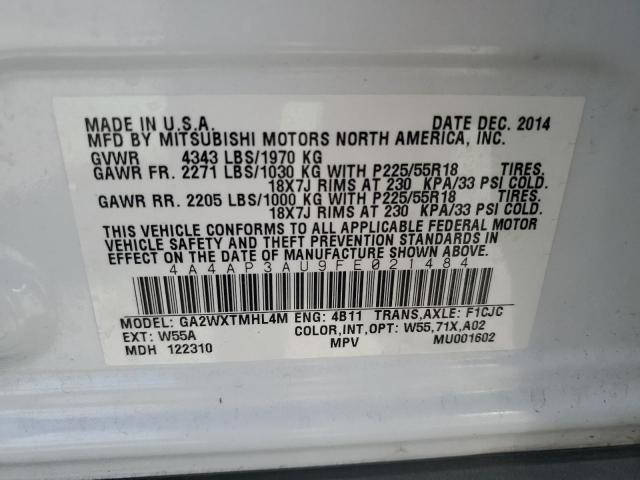 4A4AP3AU9FE021484 Mitsubishi dohc mivec