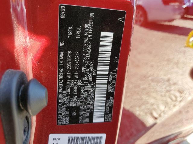 5TDGZRBH5MS056577 Toyota Highlander