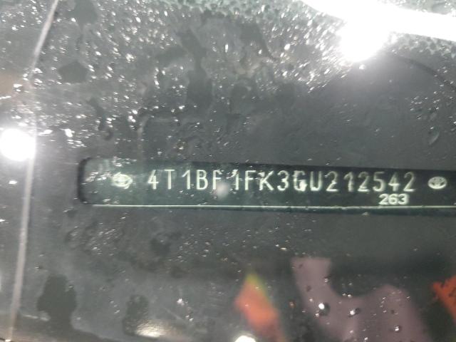 4T1BF1FK3GU212542 Toyota CAMRY LE