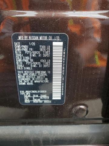 JN8AY2ND6L9108809 Nissan Armada