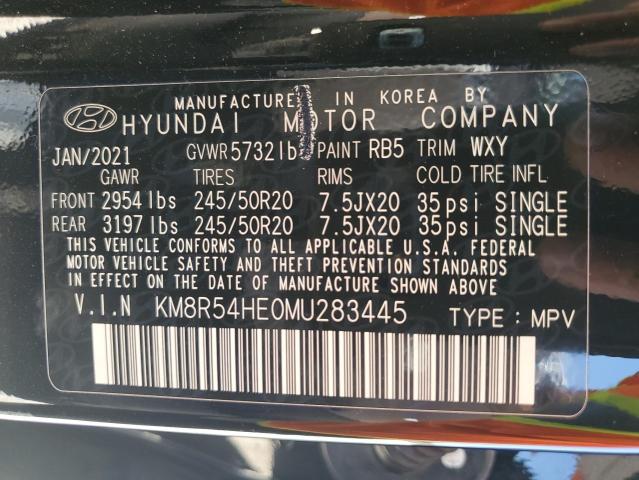 KM8R54HE0MU283445 Hyundai Palisade L