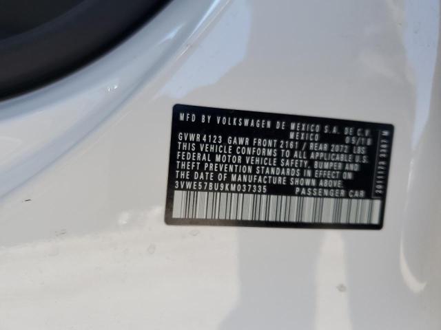 3VWE57BU9KM037335 Volkswagen 1.8 tsi