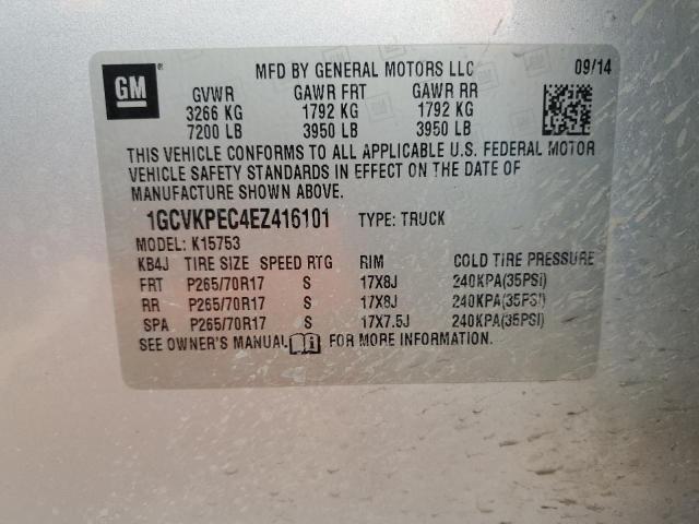 1GCVKPEC4EZ416101 Chevrolet Silverado