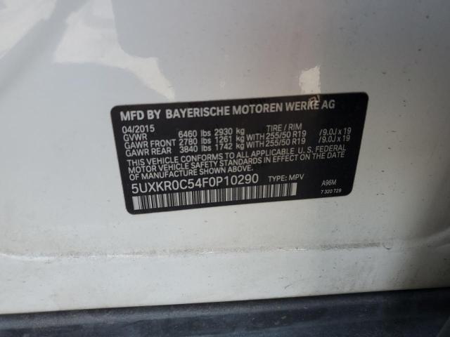5UXKR0C54F0P10290 BMW X5