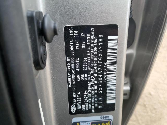 5XXGN4A7XFG359169 KIA OPTIMA EX