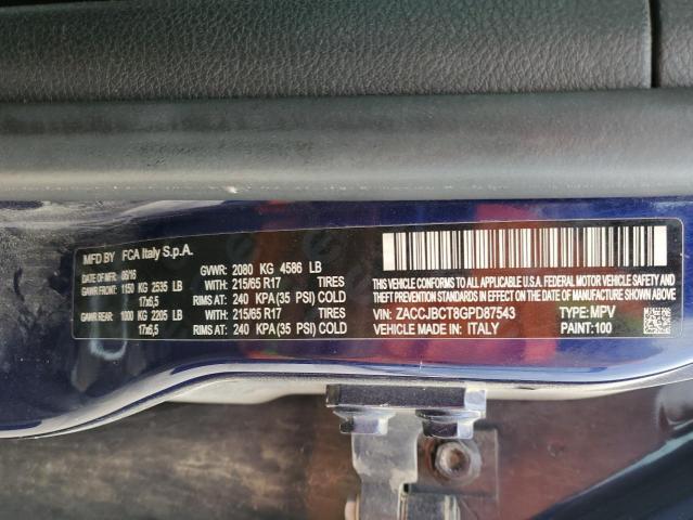 ZACCJBCT8GPD87543 Jeep RENEGADE T