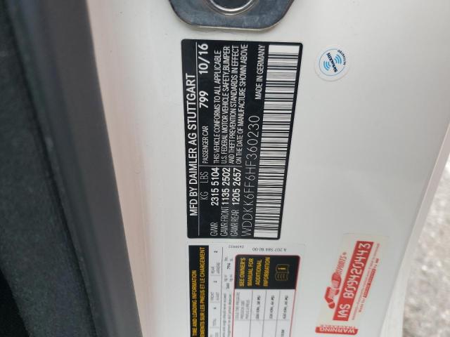 WDDKK6FF6HF360230 Mercedes-Benz E 400