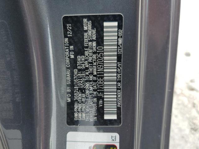 JF1ZDBE11N9702510 Subaru na
