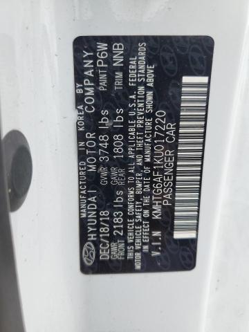 KMHTG6AF1KU017220 Hyundai VELOSTER B