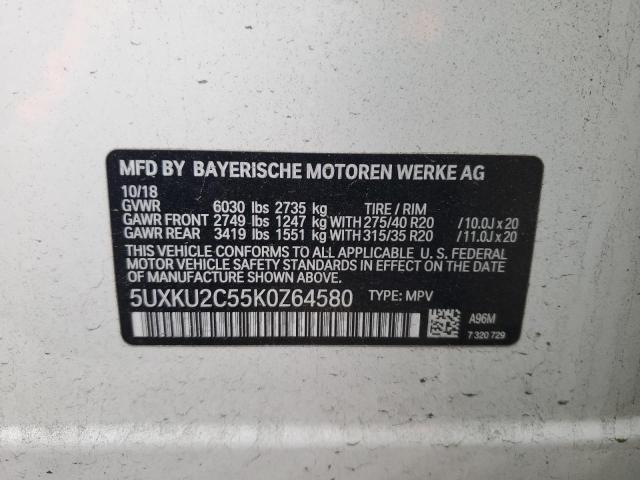 5UXKU2C55K0Z64580 BMW X6