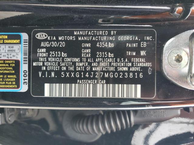5XXG14J27MG023816 KIA t-gdi gamma ii
