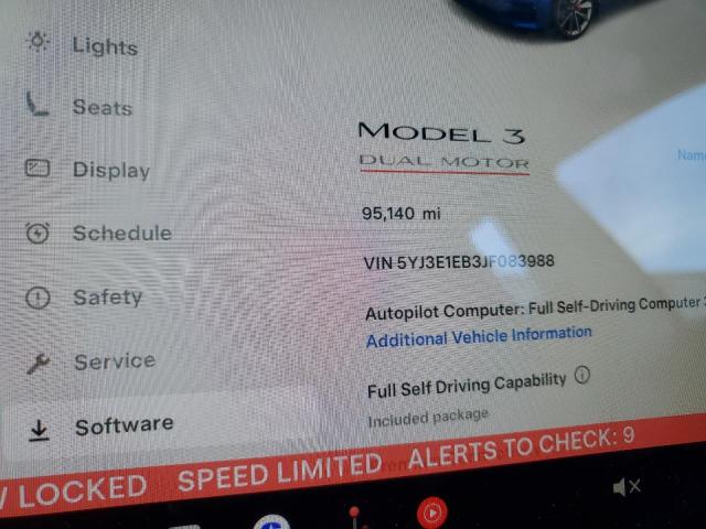 5YJ3E1EB3JF083988 Tesla 2018