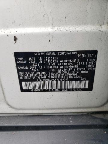 4S4BSANC4J3359083 Subaru OUTBACK 2.