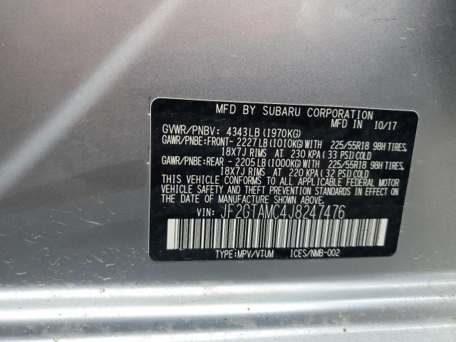 JF2GTAMC4J8247476 Subaru Crosstrek