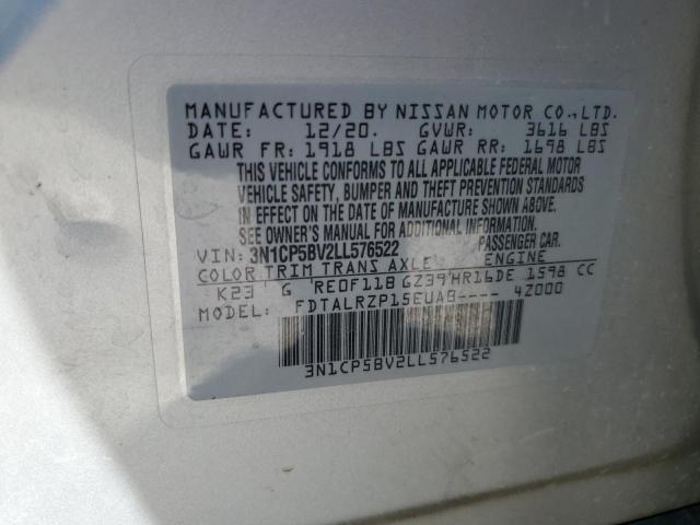 3N1CP5BV2LL576522 Nissan KICKS S