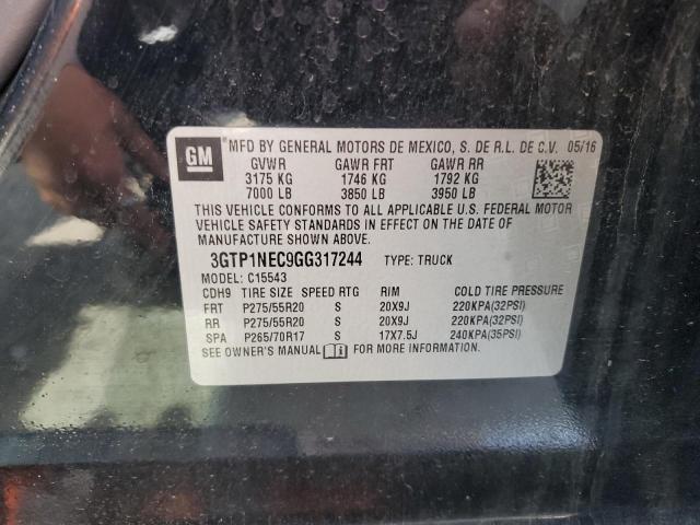 3GTP1NEC9GG317244 GMC SIERRA C15