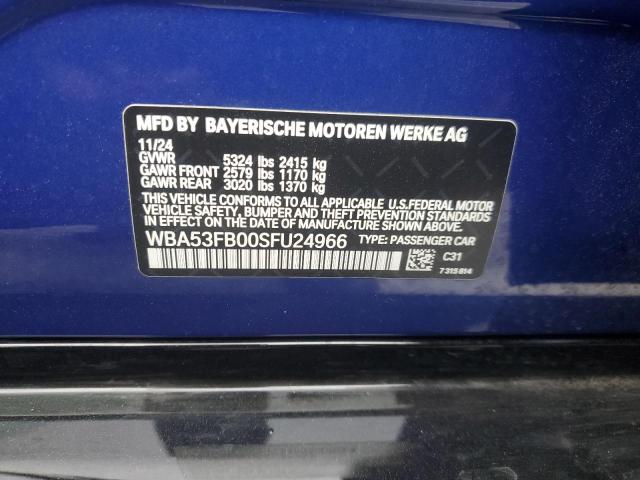 WBA53FB00SFU24966 BMW M440I GRAN