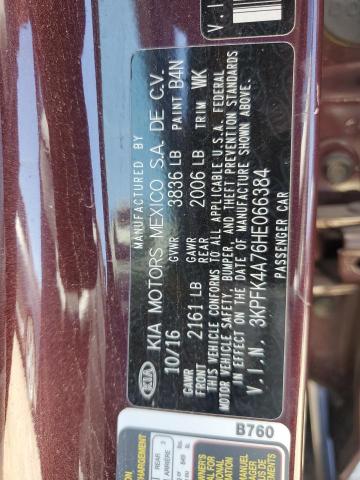 3KPFK4A76HE066384 KIA mpi nu