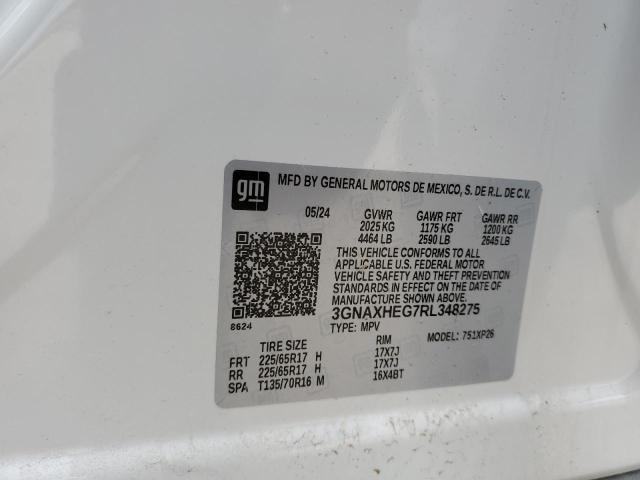 3GNAXHEG7RL348275 Chevrolet lsd