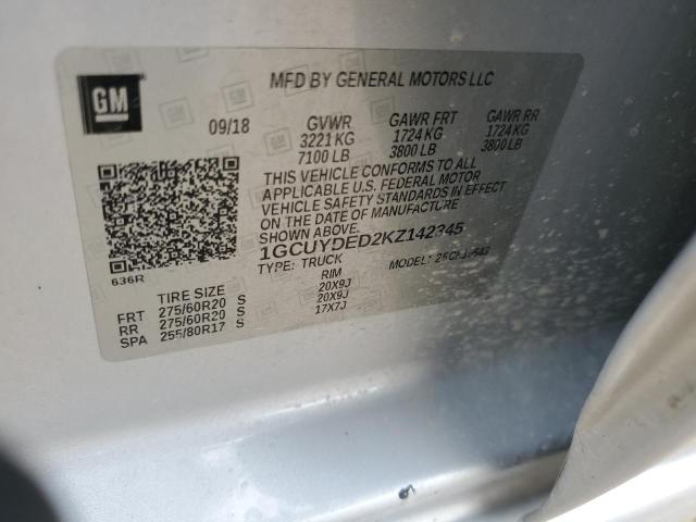 1GCUYDED2KZ142345 Chevrolet Silverado