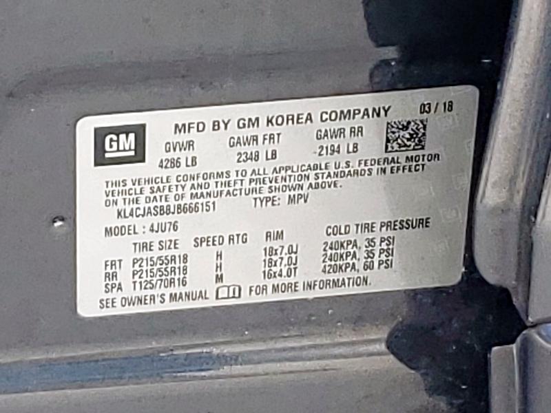 KL4CJASB8JB666151 Buick ENCORE PRE