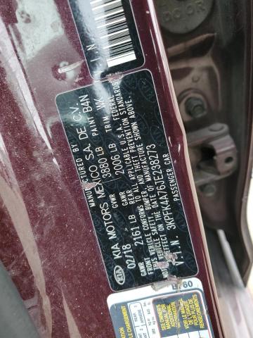 3KPFK4A76JE238273 KIA mpi nu