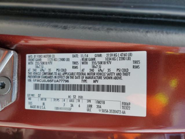 1FMCU0J95FUA77796 Ford ESCAPE TIT