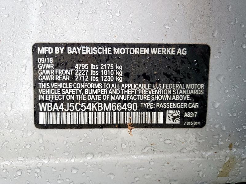 WBA4J5C54KBM66490 BMW 440i Gran