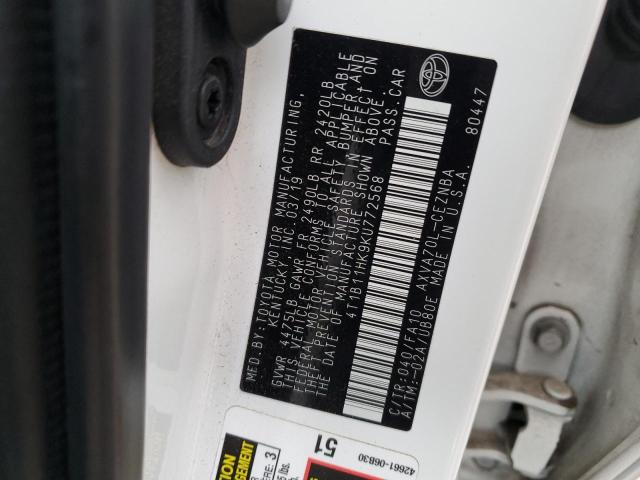 4T1B11HK9KU772568 Toyota a25a-fks