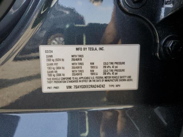 7SAYGDEE2RA244242 Tesla 2024