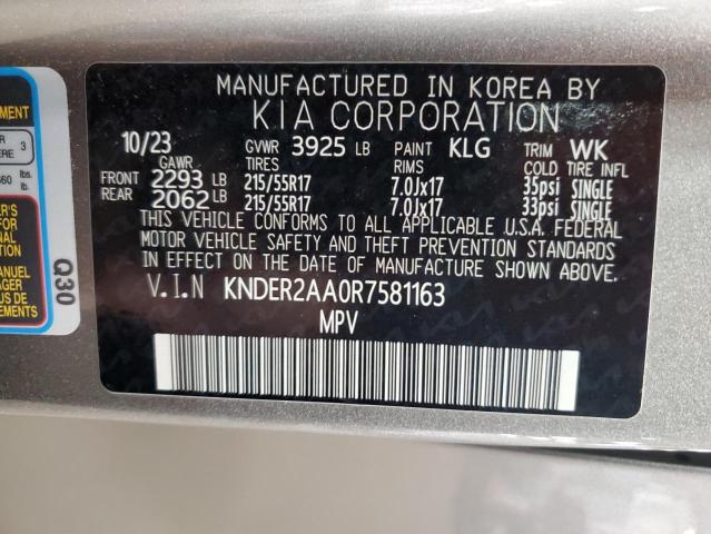 KNDER2AA0R7581163 KIA SELTOS EX
