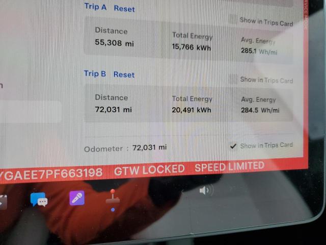 7SAYGAEE7PF663198 Tesla Model Y