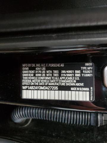 WP1AB2AY3MDA27205 Porsche CAYENNE S