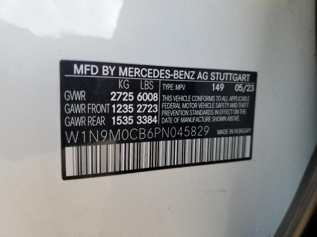 W1N9M0CB6PN045829 Mercedes-Benz ed
