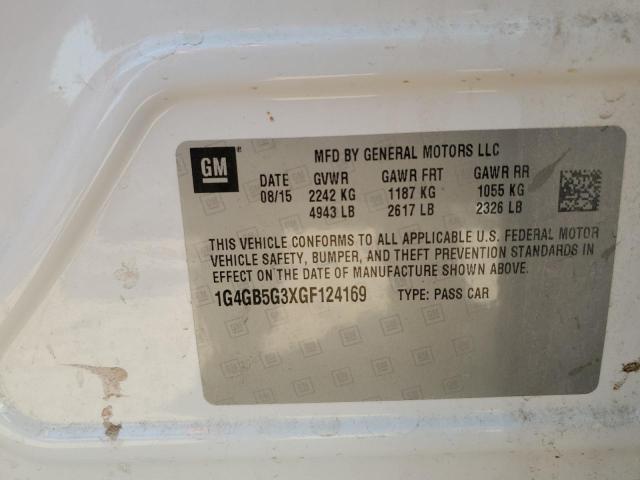 1G4GB5G3XGF124169 Buick lfx - sidi, vvt, e85 max, alum gm