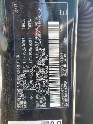 JTEZU5JR1H5156614 Toyota 4RUNNER SR