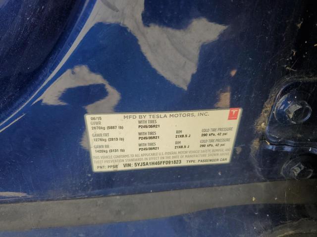 5YJSA1H46FF091823 Tesla 2015