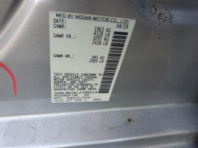 1N4BL4BV5KC238014 Nissan 2019